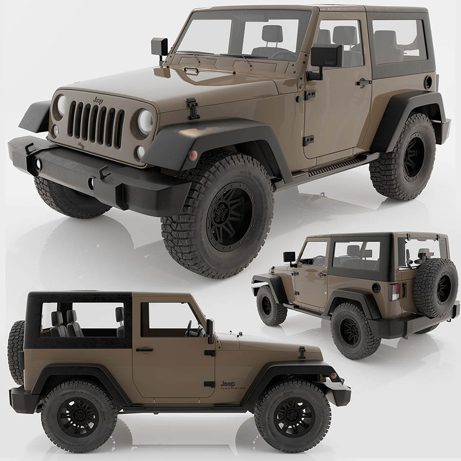 jeep wrangler rubicon 3d model download free