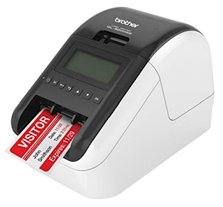 speed label printing device amongst master copy applied scientific discipline which allows you lot to impress out inward high Brother QL-820NWB Drivers Download