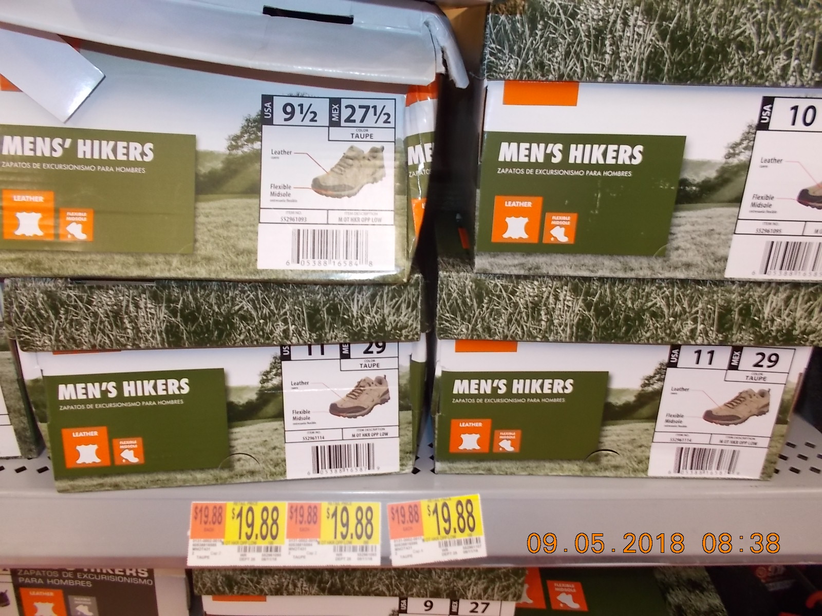 ozark trail men's hikers waterproof