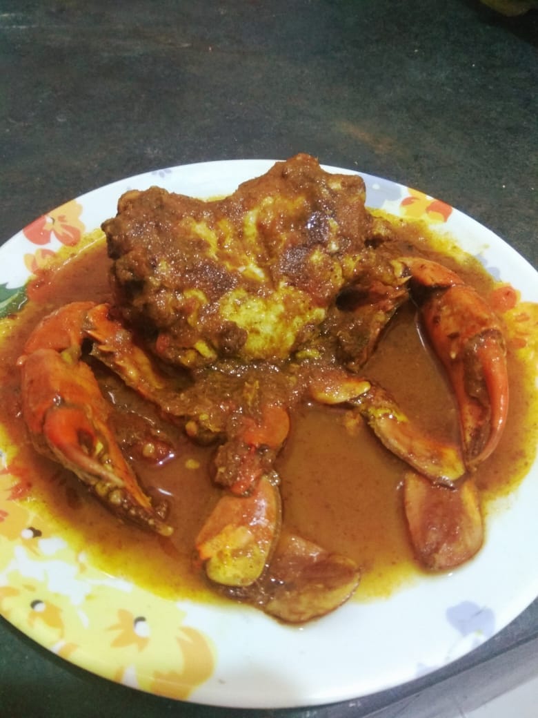 kitchen Diaries: simple crab curry