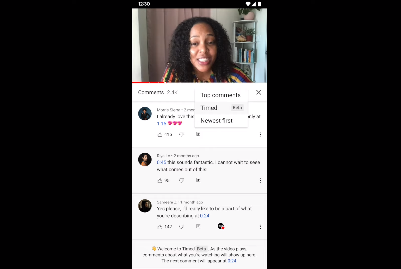 YouTube provides update on Self-Certification Feature, Timed Comments Experiment, Mobile Permissions, and More