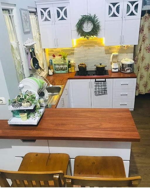 6 Ide Desain Kitchen Set Minimalis Dapur Kecil dan Sempit ...