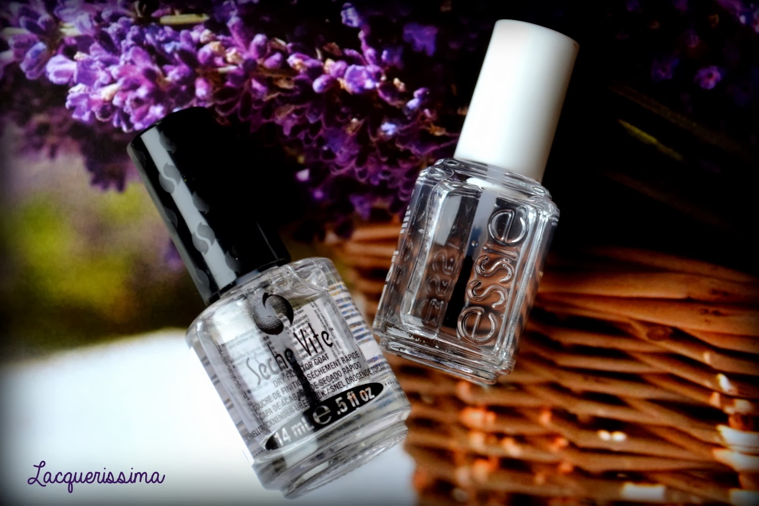 Lacquerissima Fast Dry Top Coats Seche Vite vs. Essie Good to Go