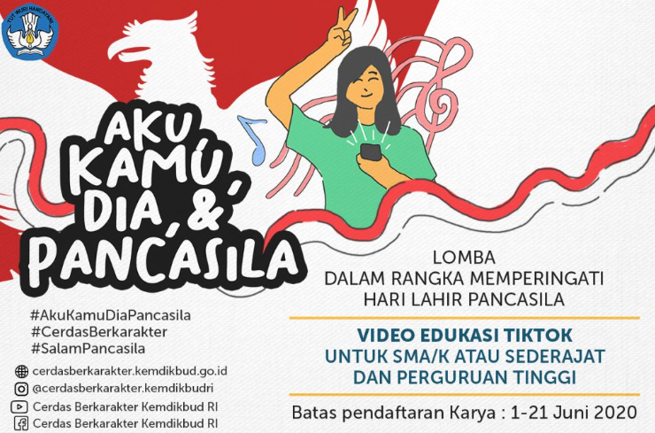 [Gratis] Lomba Video TikTok Nasional 2020 di Kemendikbud