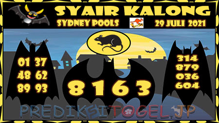Prediksi Kalong Sydney Kamis 29 Juli 2021