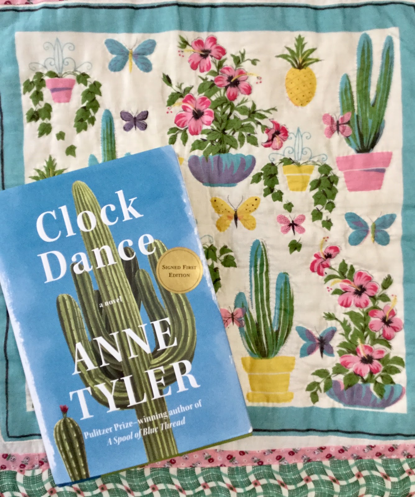 The Literate Quilter Clock Dance by Anne Tyler