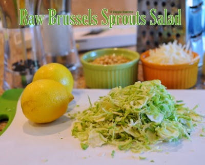 Raw Brussels Sprouts Salad, one of 12 Best Recipes of 2013 from A Veggie Venture