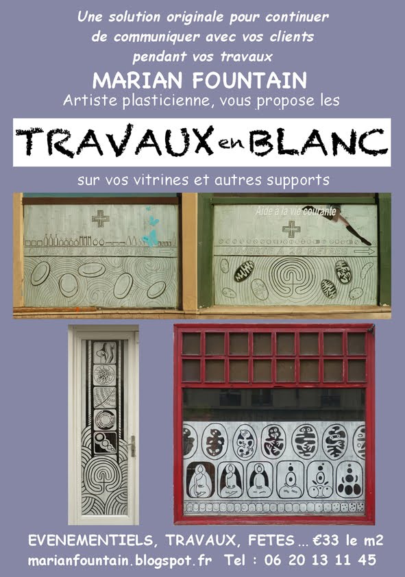 TRAVAUX en BLANC