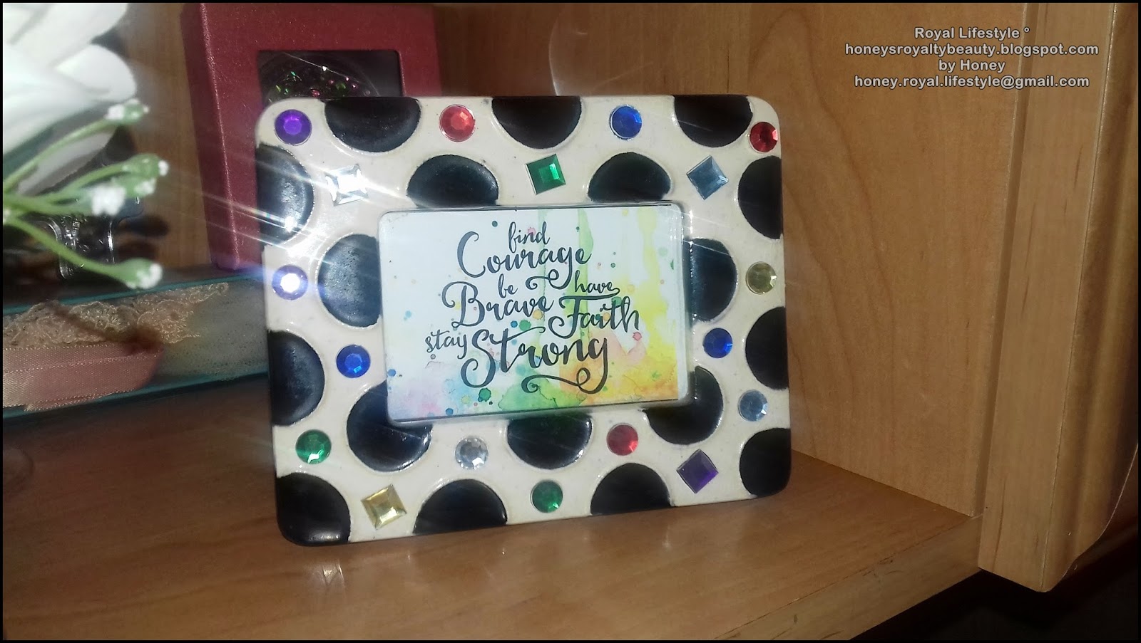 Royal Lifestyle DIY photo frame + room decor