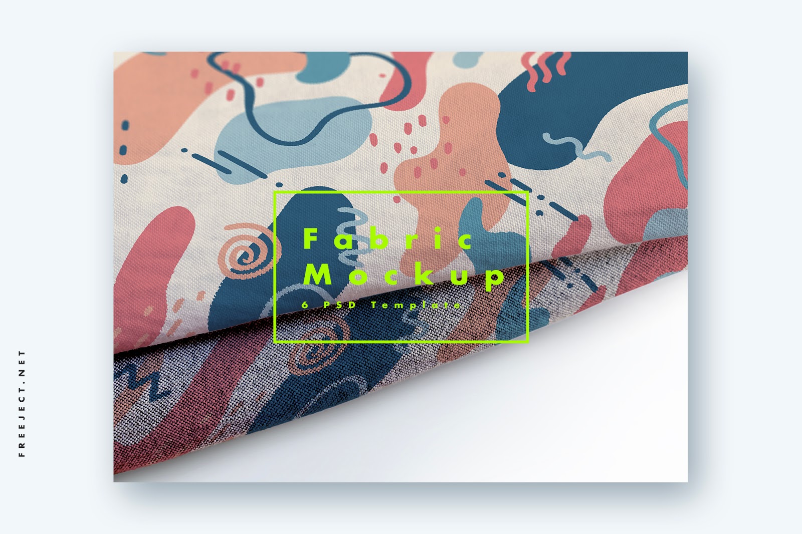 Free Download Fabric Mockup Template PSD File