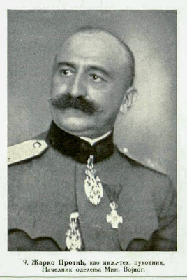 Žarko Protić as Engineer Colonel Chief of the Engineer section of the Ministry of war