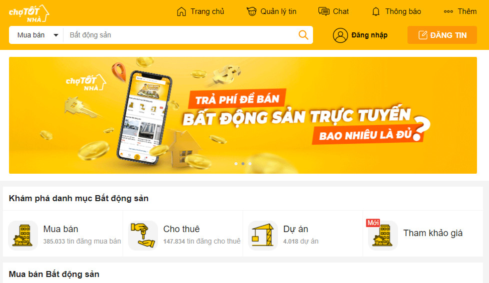 Top 12 các trang web mua bán nhà đất uy tín 7/2021 Top 12 các trang web mua bán nhà đất uy tín 7/2021