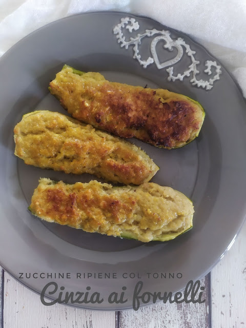 Zucchine al tonno con e senza bimby