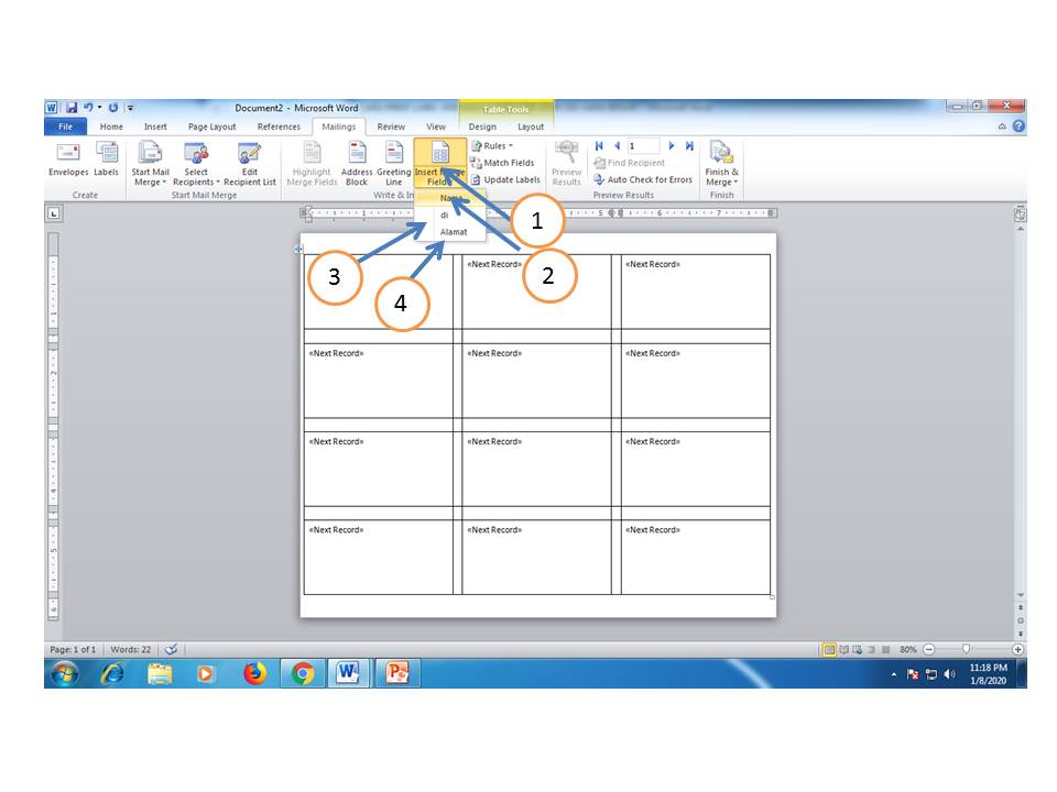 CARA SETTING LABEL UNDANGAN TOM AND JERRY 103 YANG BENAR