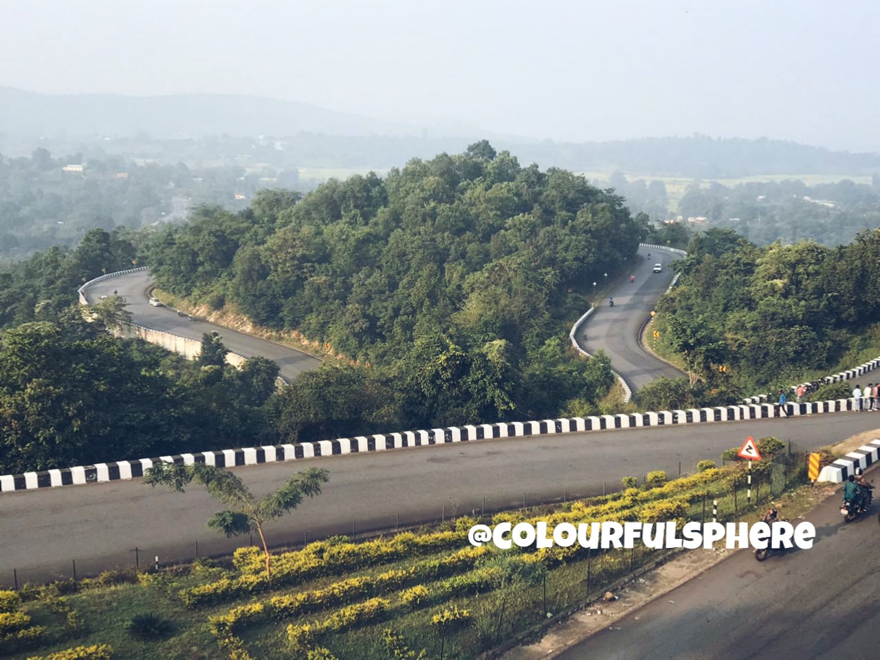 PATRATU VALLEY/GHATI, RANCHI, JHARKHAND, INDIA HEART SHAPE VALLEY