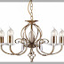 elstead lighting aegean 5 light aged brass chandelier ideas