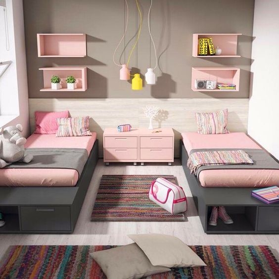 cute twin beds for girls