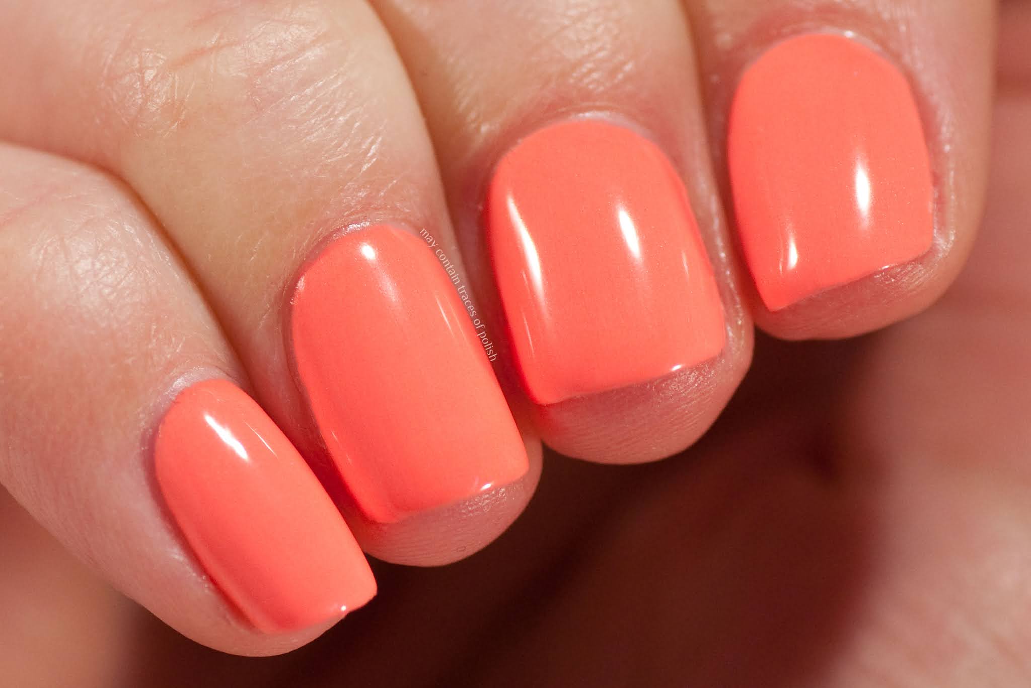 Pink Gellac Swatches - 244 Hawaii Orange