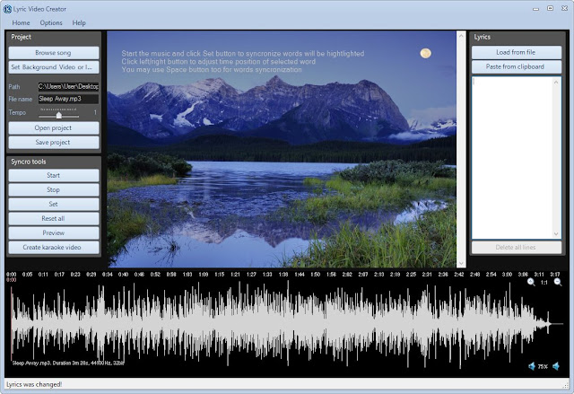Screenshot Lyric Video Creator Professional 5.1 Full Version Screenshot Lyric Video Creator Professional 5.1 Full Version