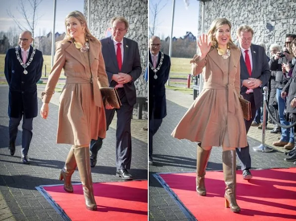 Queen Maxima of The Netherlands attends the meeting of Women Inc about the differences between men and women in health care