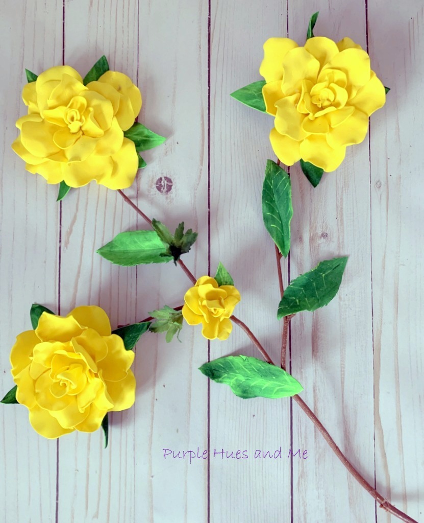 Purple Hues and Me: Sunshine Yellow Foam Flowers DIY