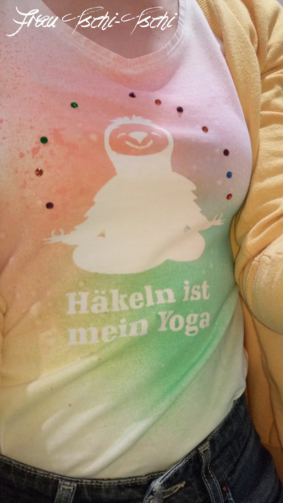 Frau Tschi Tschi Hakeln Ist Mein Yoga