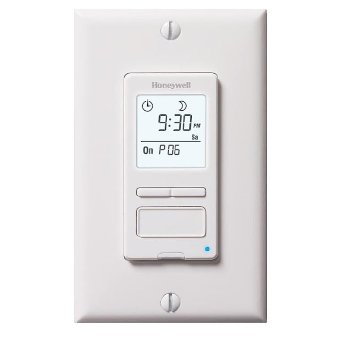 Honeywell Econoswitch 7-Day/Solar Programmable Lighting Timer - White