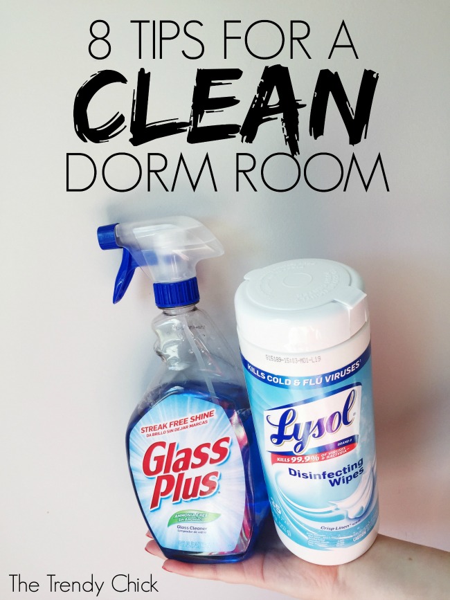 8 Tips For A Clean Dorm Room