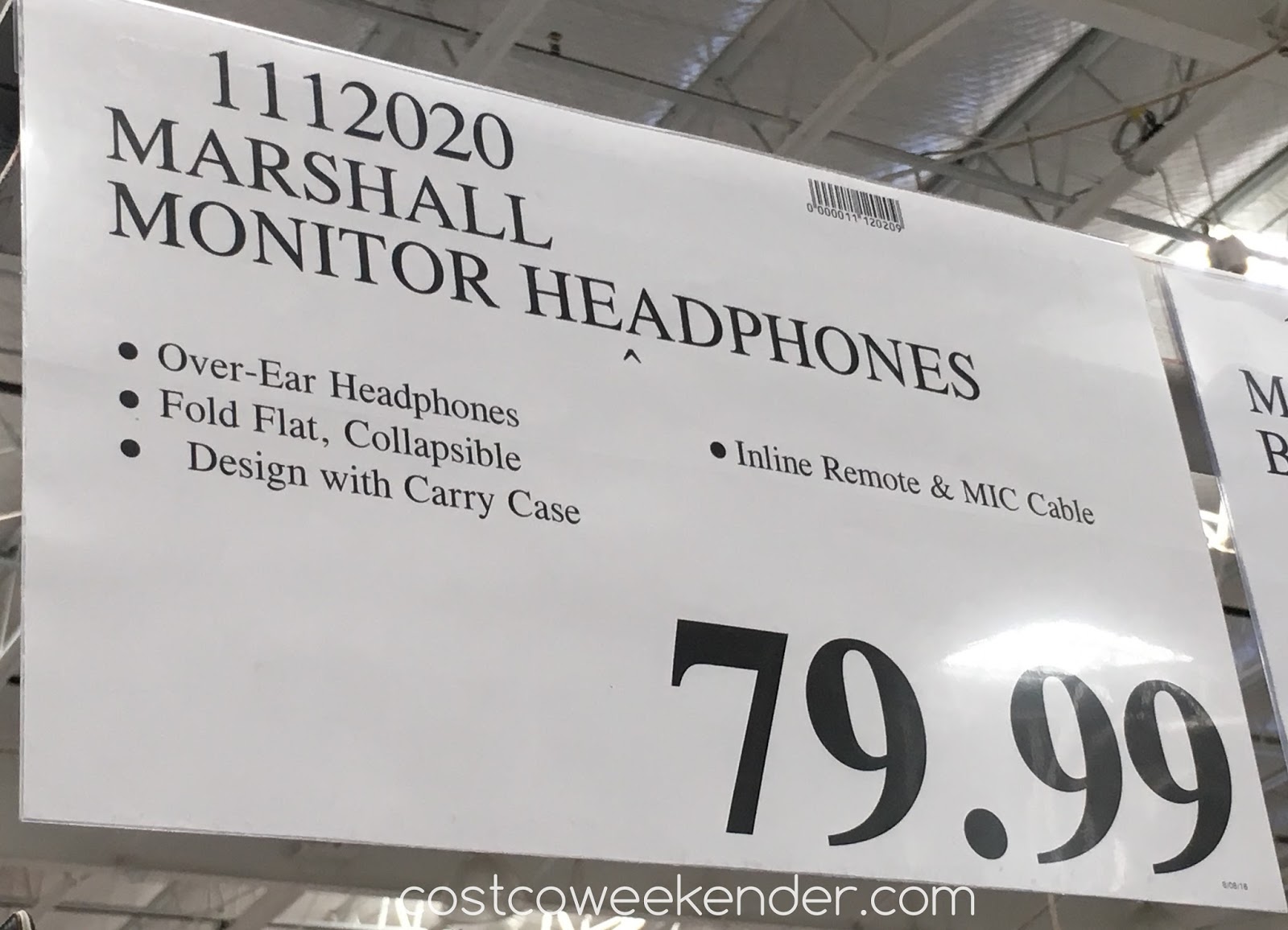Marshall Monitor Headphones Costco Weekender