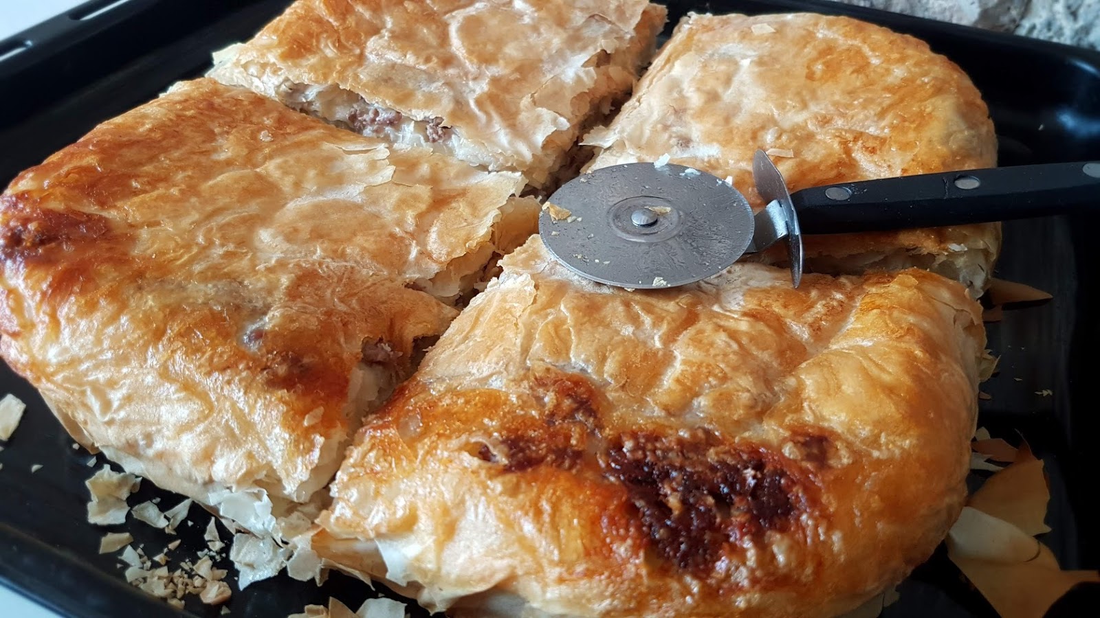 BEST FAST BUREK WITH MINCED MEAT Macedonian Cuisine