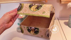 El rincón de las manualidades caseras.: Cajas de cartón decoradas