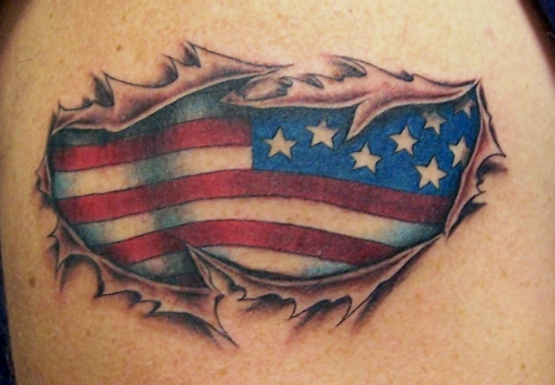 American Flag Tattoo Designs>>>>>