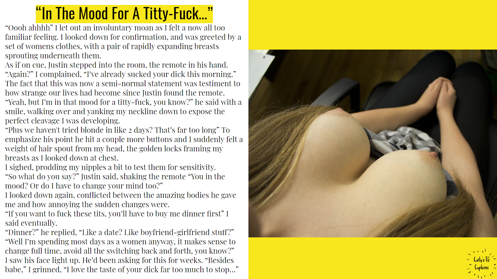 Wife Tit Fuck Captions Wife Tit Fuck Captions