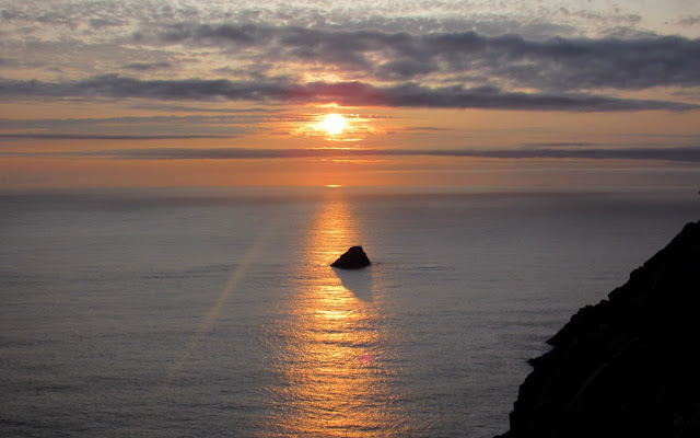 Puesta de sol en Finisterre