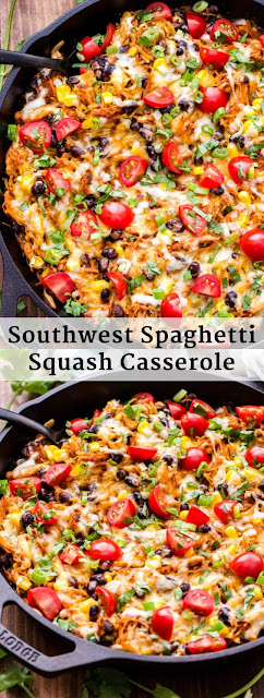 SOUTHWEST SPAGHETTI SQUASH CASSEROLE SOUTHWEST SPAGHETTI SQUASH CASSEROLE