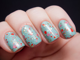 Chalkboard Nails: Lunar Love Song by My Ten Friends