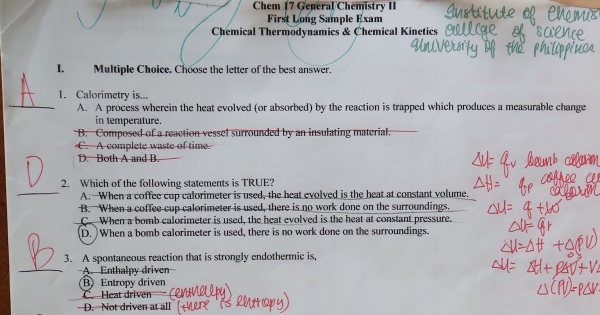 UPD Samplexes, Readings, and Materials UPD Chem 17 First Long