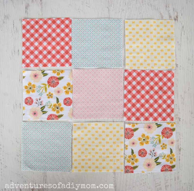 9 Patch Quilt Block Adventures of a DIY Mom