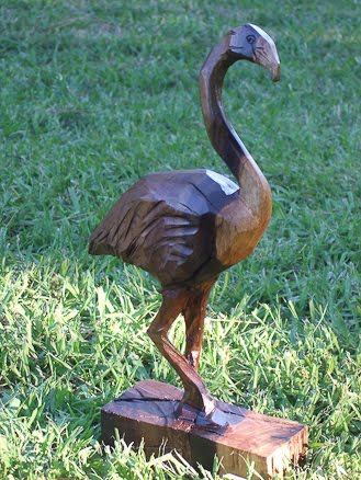 oak flamingo, finished