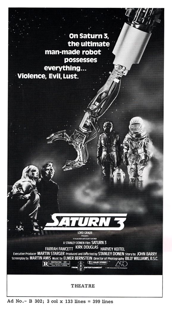 The Crazy World Of One Peter Ugarte Saturn 3 (1980) Film Review