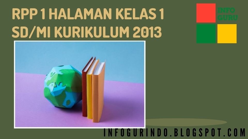 rpp k13 kelas 1 semester 1 revisi 2018