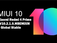Download ROM Xiaomi Redmi 4 Prime MIUI V10.2.1.0.MBEMIXM Global Stable