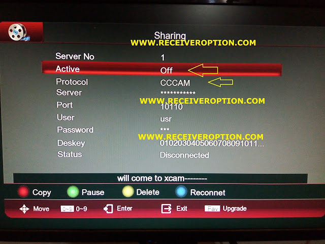 COBOX HD RECEIVER CCCAM OPTION