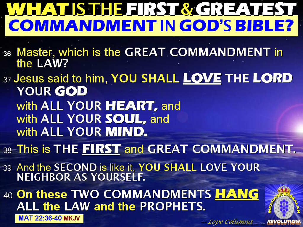 Great Commandment Great Commandment