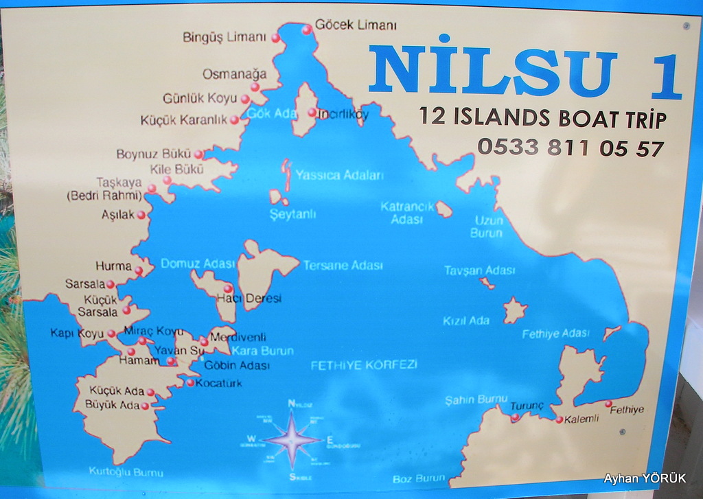 Sea me beach фетхие карта