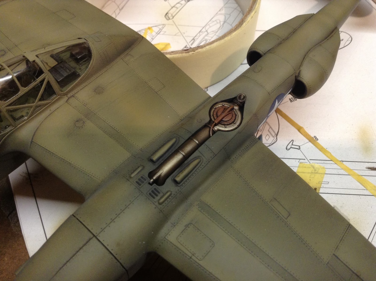 1-48-hobby-boss-p-38-work-in-progress-aircraft-britmodeller
