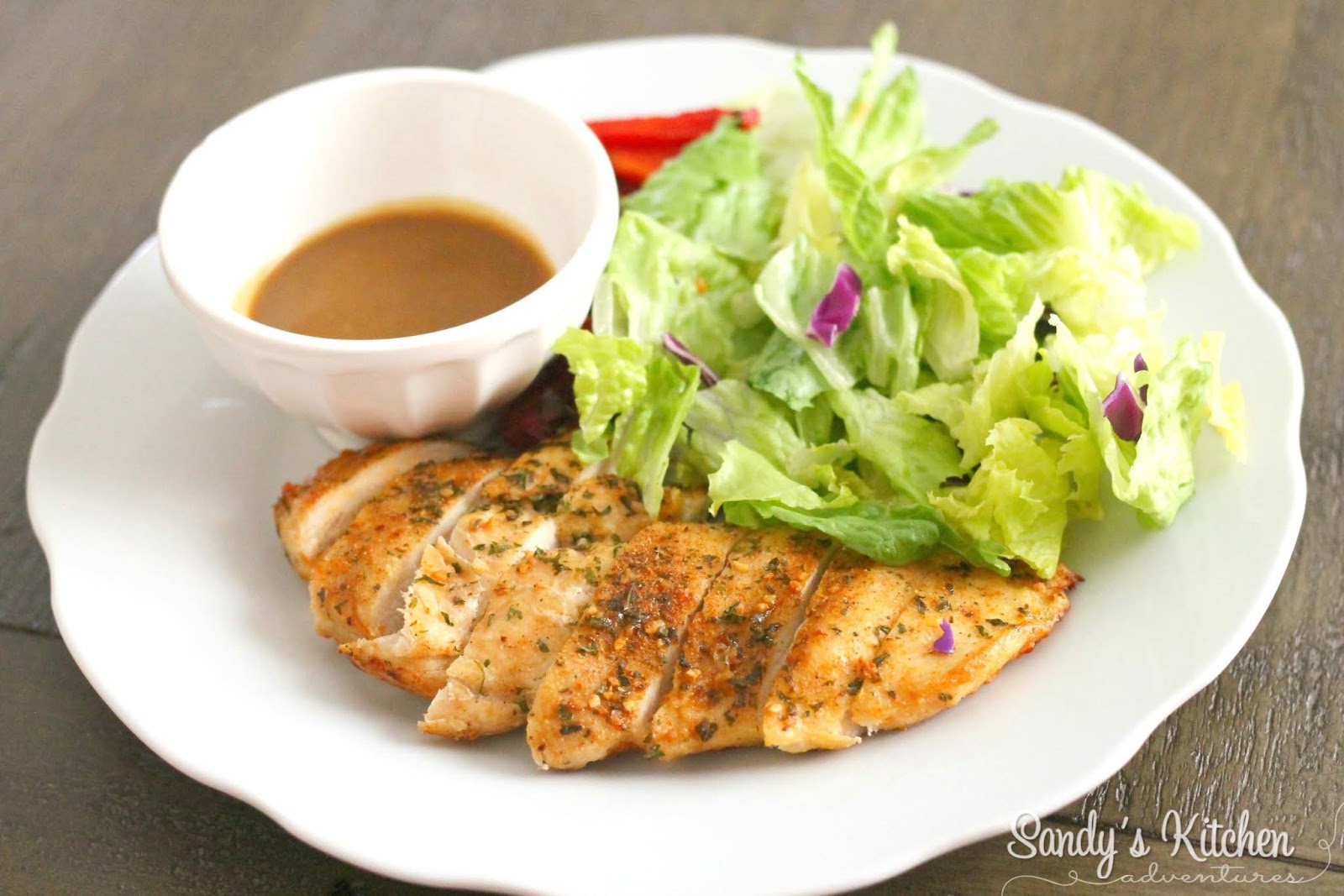 Grilled Chicken with Peanut Sauce Sandy's Kitchen