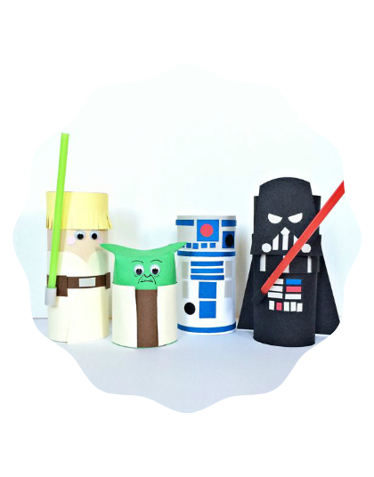 Star.Wars.manualidades.rollo.papel manualidades.rollo.papel