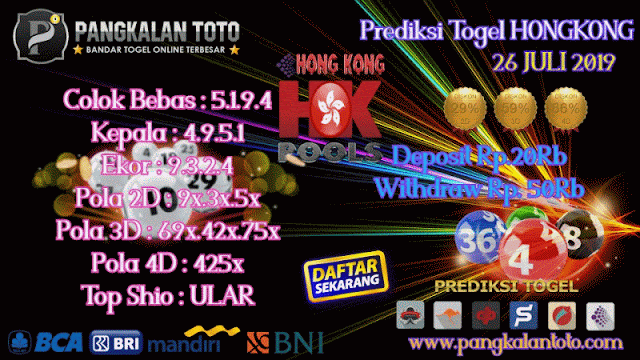 PREDIKSI TOGEL HONGKONG 26 JULI 2019 BeritaBerita Viral
