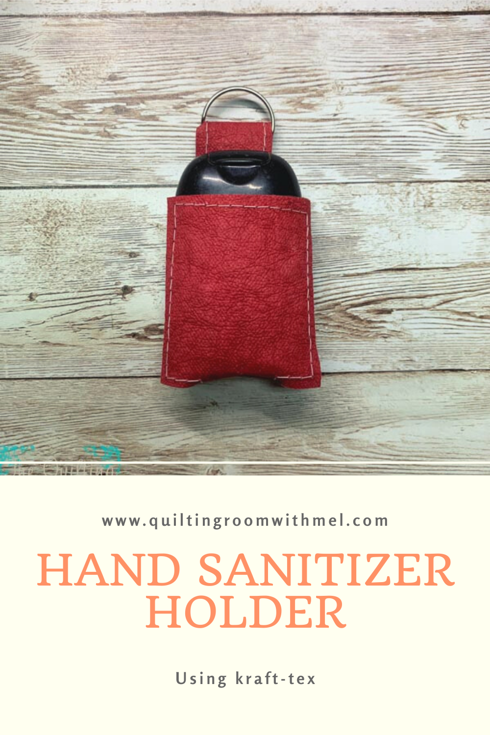 Hand Sanitizer Holder Pattern SVG and PDF The Quilting Room with Mel